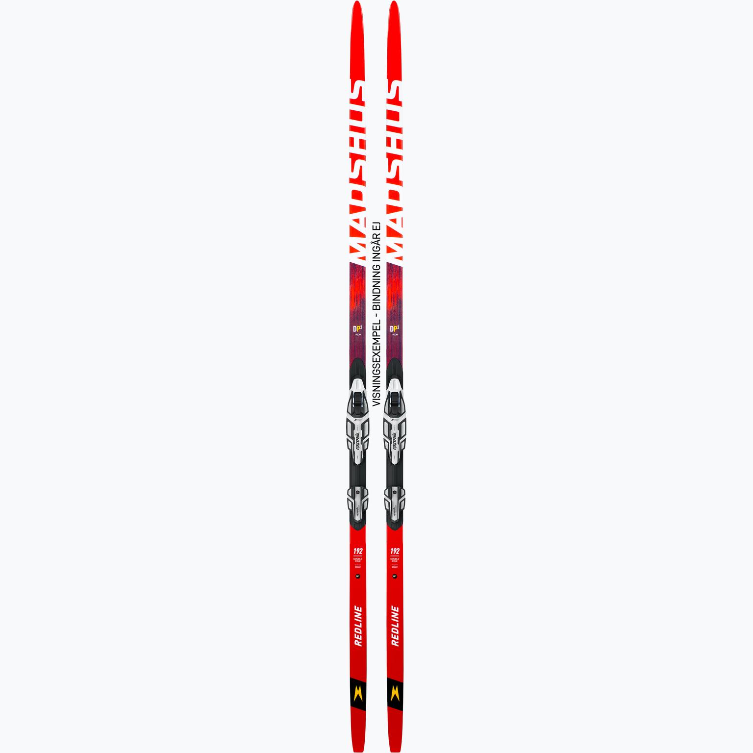 Madshus Redline DP2 längdskidor Röd