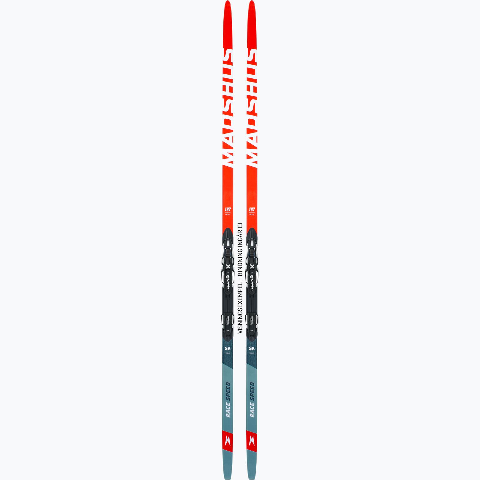 Madshus Race Speed Skate längdskidor Röd