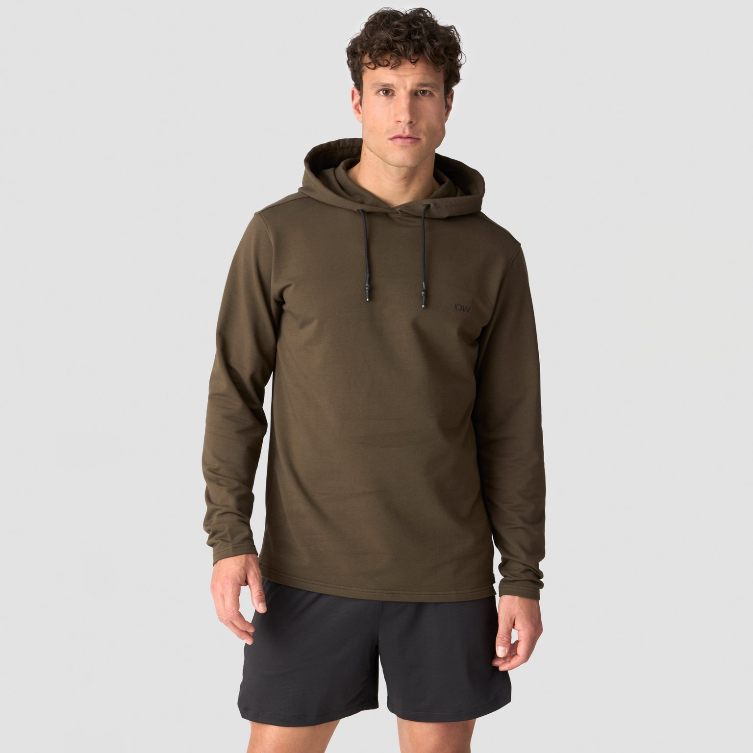 ICANIWILL Stride Hoodie M huvtröja Brun