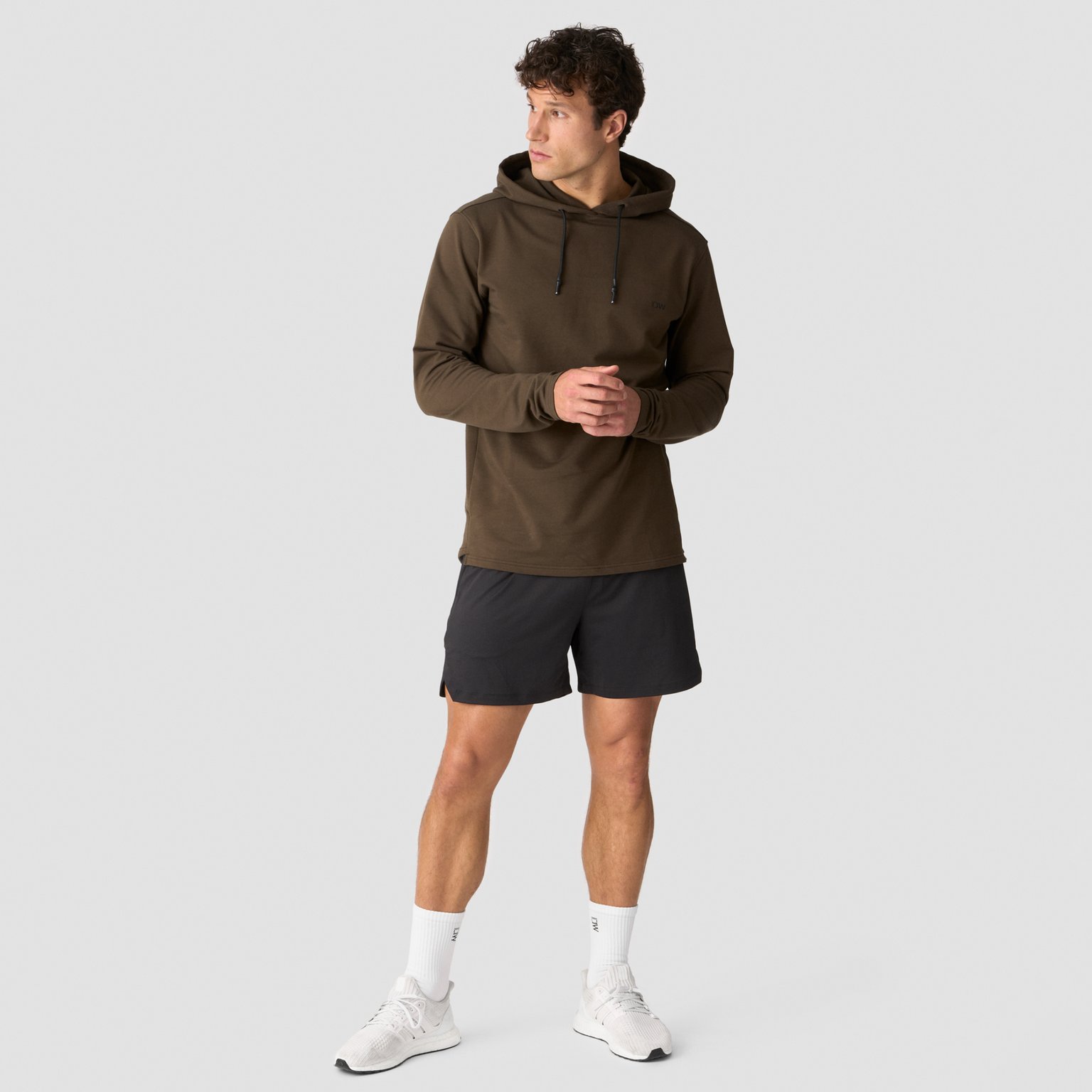 ICANIWILL Stride Hoodie M huvtröja Brun