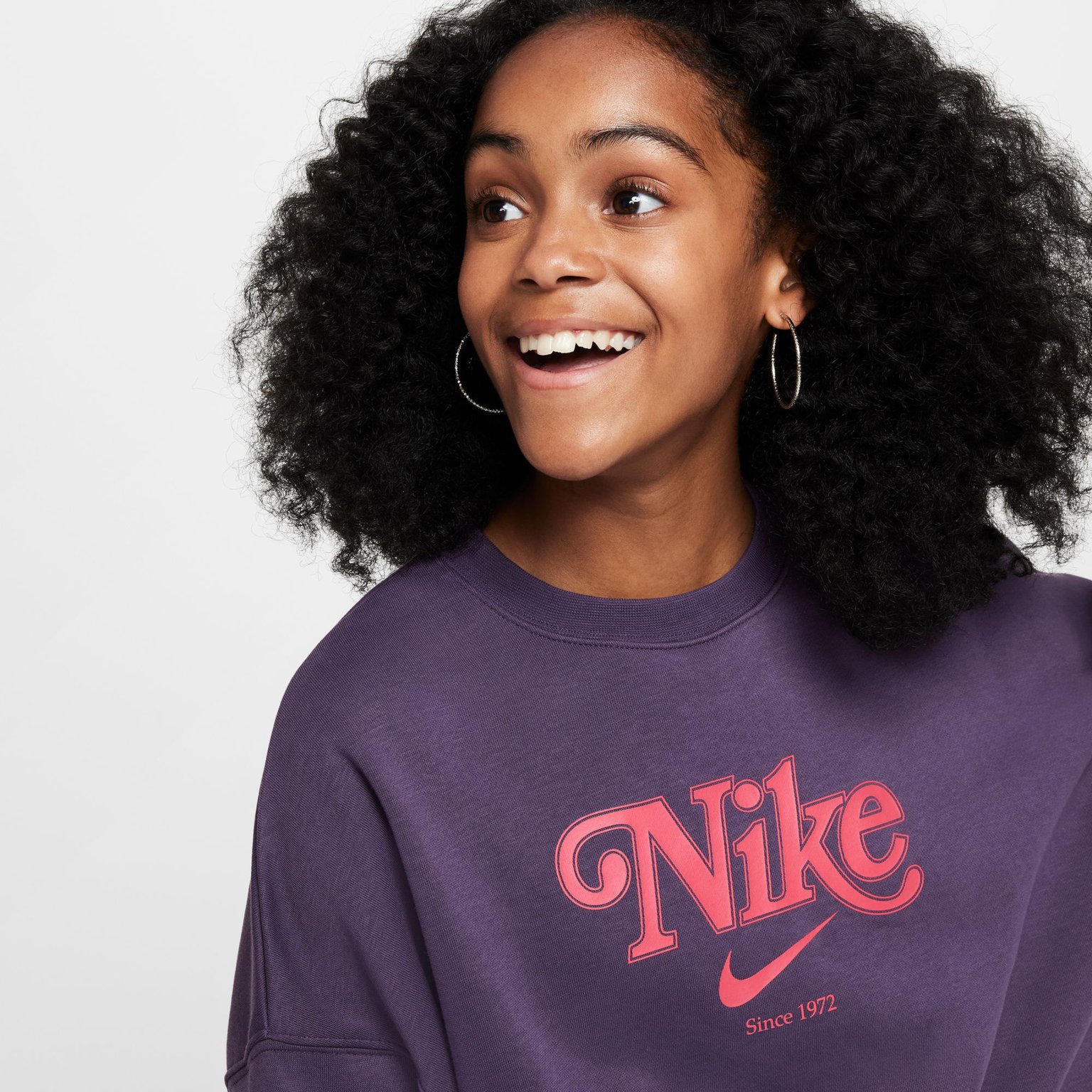 Nike Sportswear Cropped JR tröja Lila