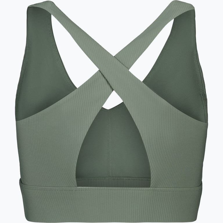 Energetics Simone Ribbed Medium Support sport-BH Grön