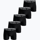 färgalternativ för Svart Björn Borg Cotton Stretch 5-pack kalsonger