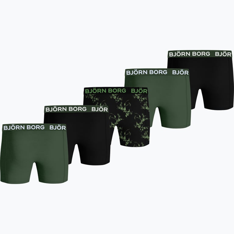 Björn Borg Cotton Stretch 5-pack kalsonger Flerfärgad