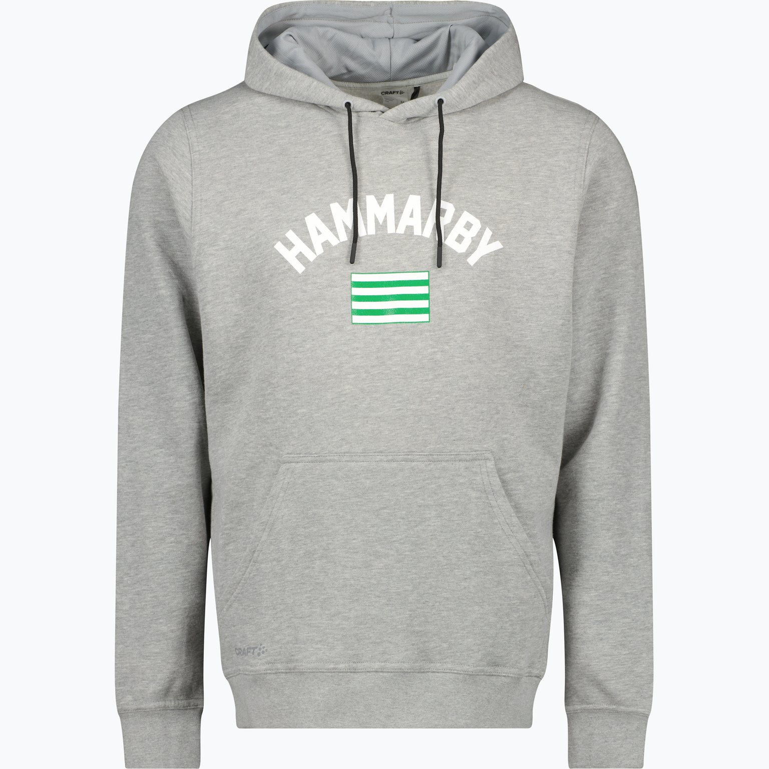 Hammarby FLAG HOODIE M Grå