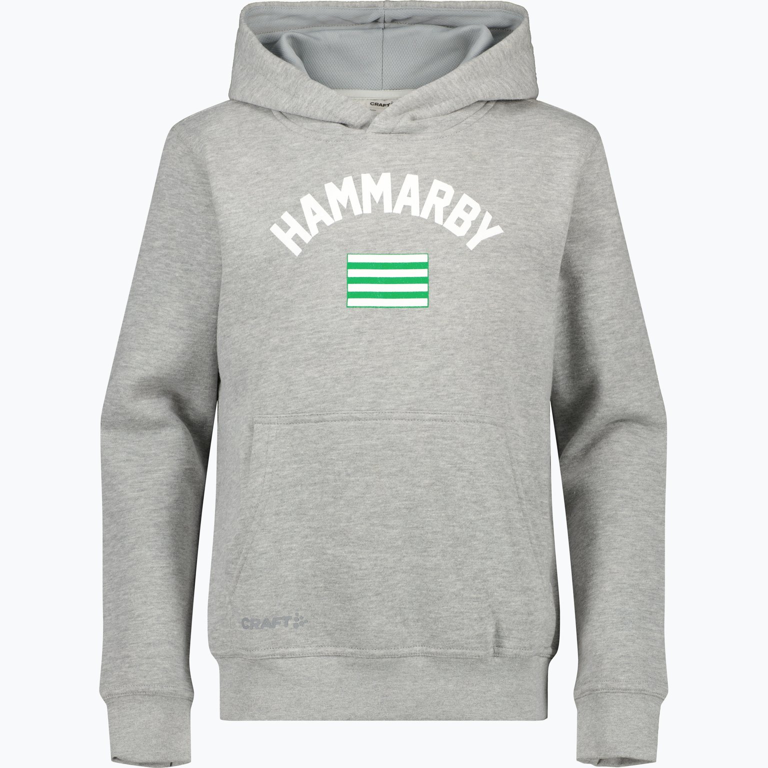 Hammarby FLAG HOODIE JR Grå