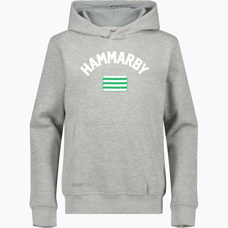 Hammarby FLAG HOODIE JR Grå