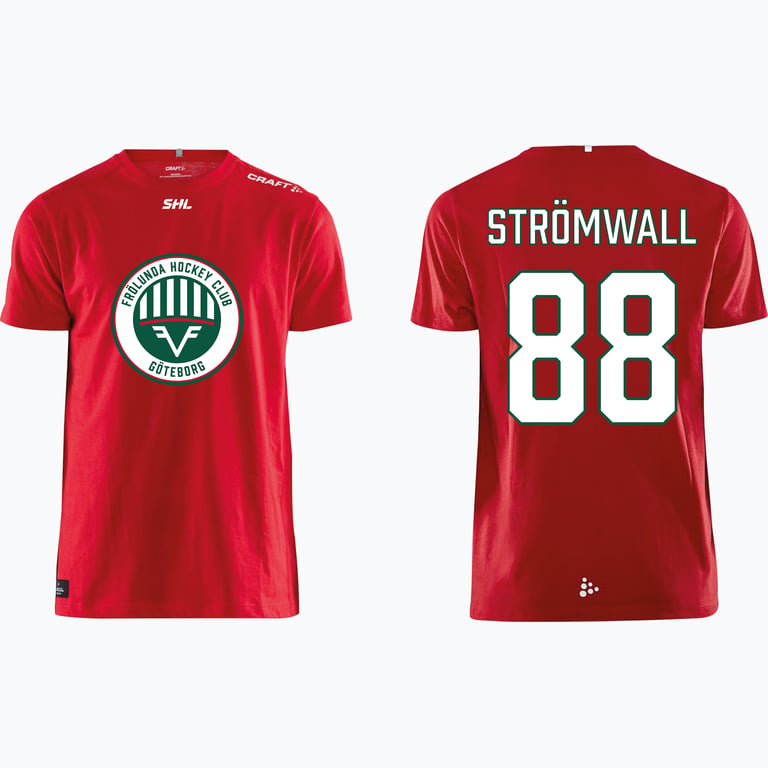 Frölunda Hockey PLAYERS T-SHIRT M Röd