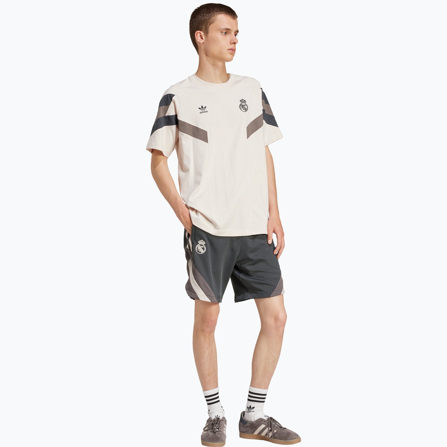 adidas Originals Real Madrid Originals M shorts Grå