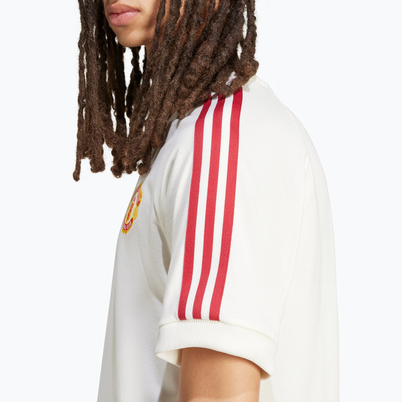 adidas Originals Manchester United Originals 3-stripes M t-shirt Vit