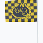 förhandsvisning ikon 2 för IF ELFSBORG Flagga rutig med pinne Gul