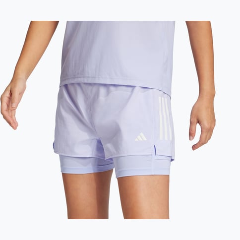 adidas Own The Run Climacool 2in1 W träningsshorts Lila