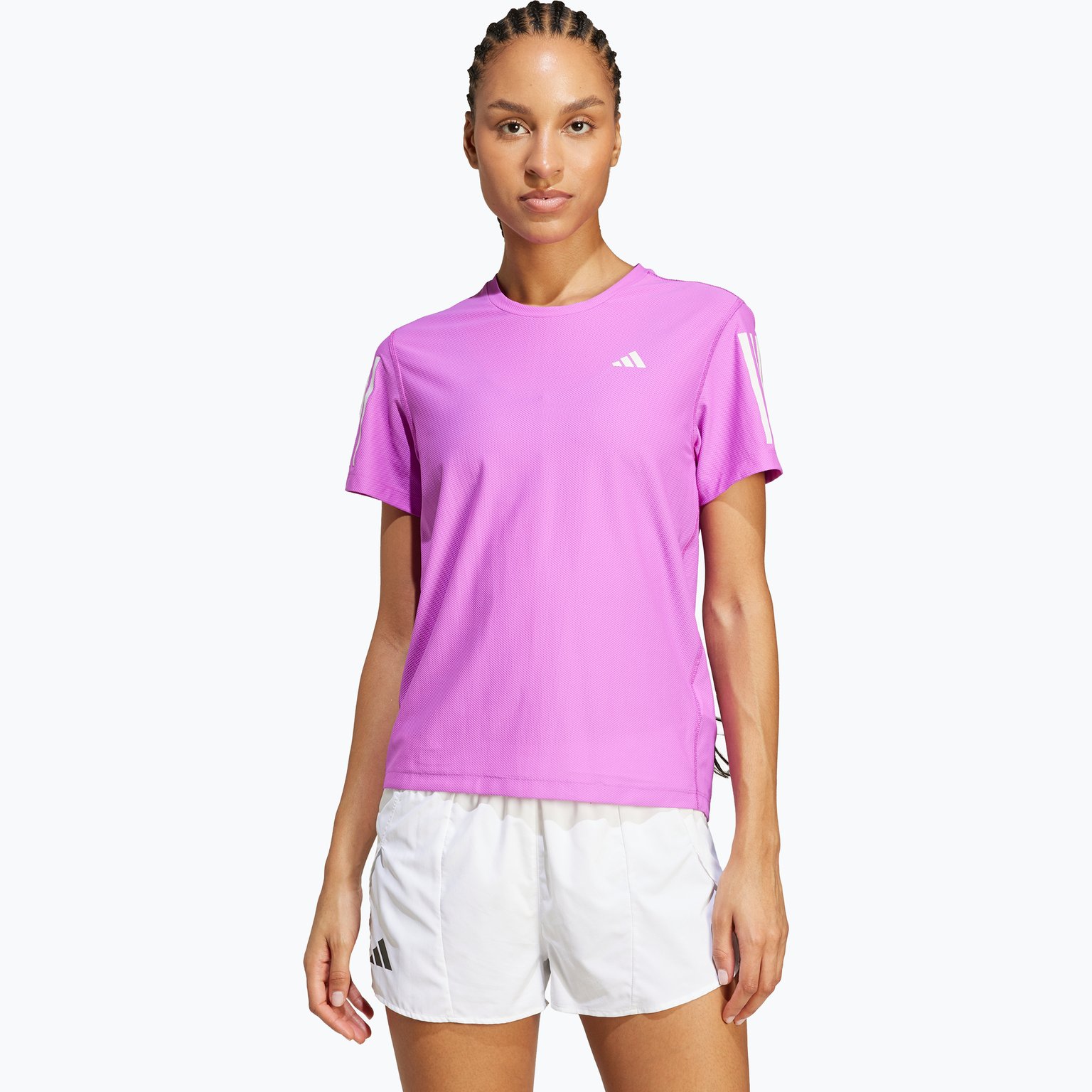 adidas Own The Run W träningst-shirt Rosa