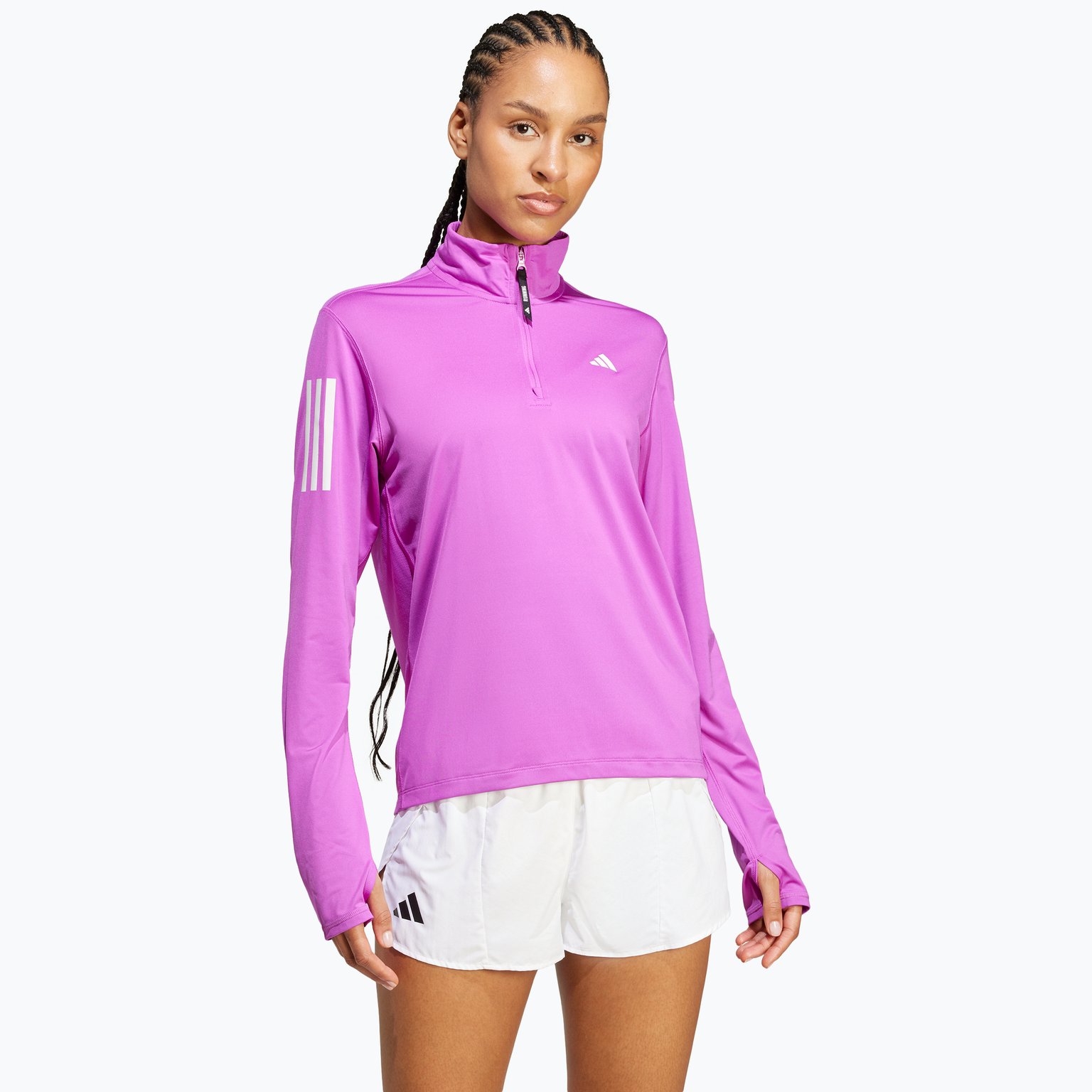 adidas Own The Run Half-Zip W träningströja Rosa