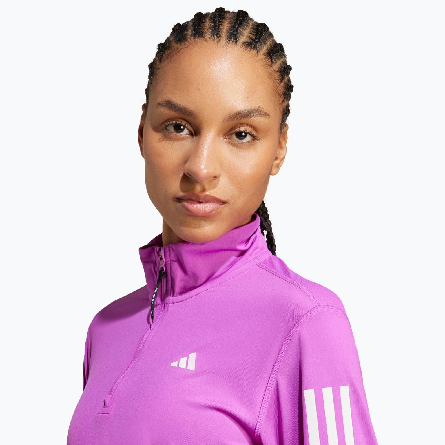 adidas Own The Run Half-Zip W träningströja Rosa