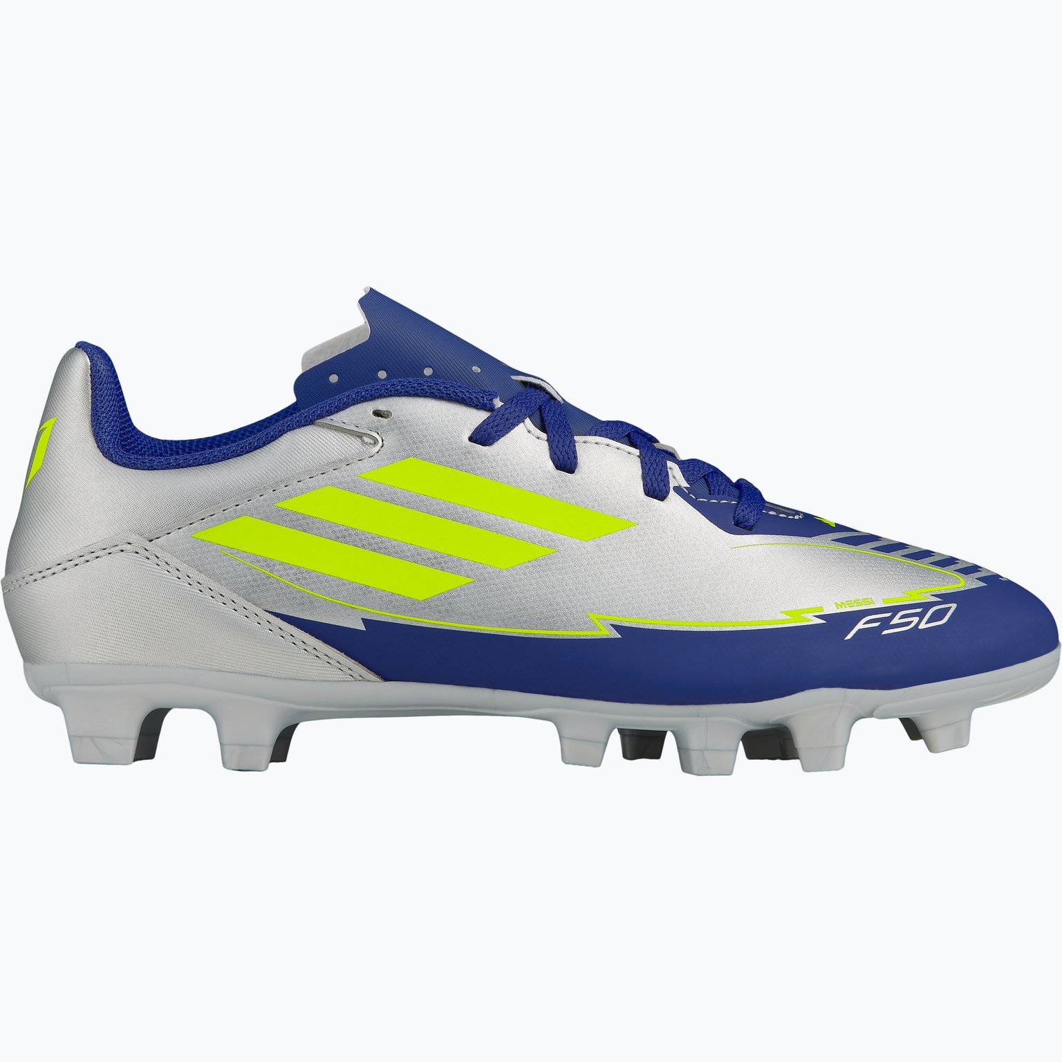 adidas F50 Club Messi FG/MG fotbollsskor Silver