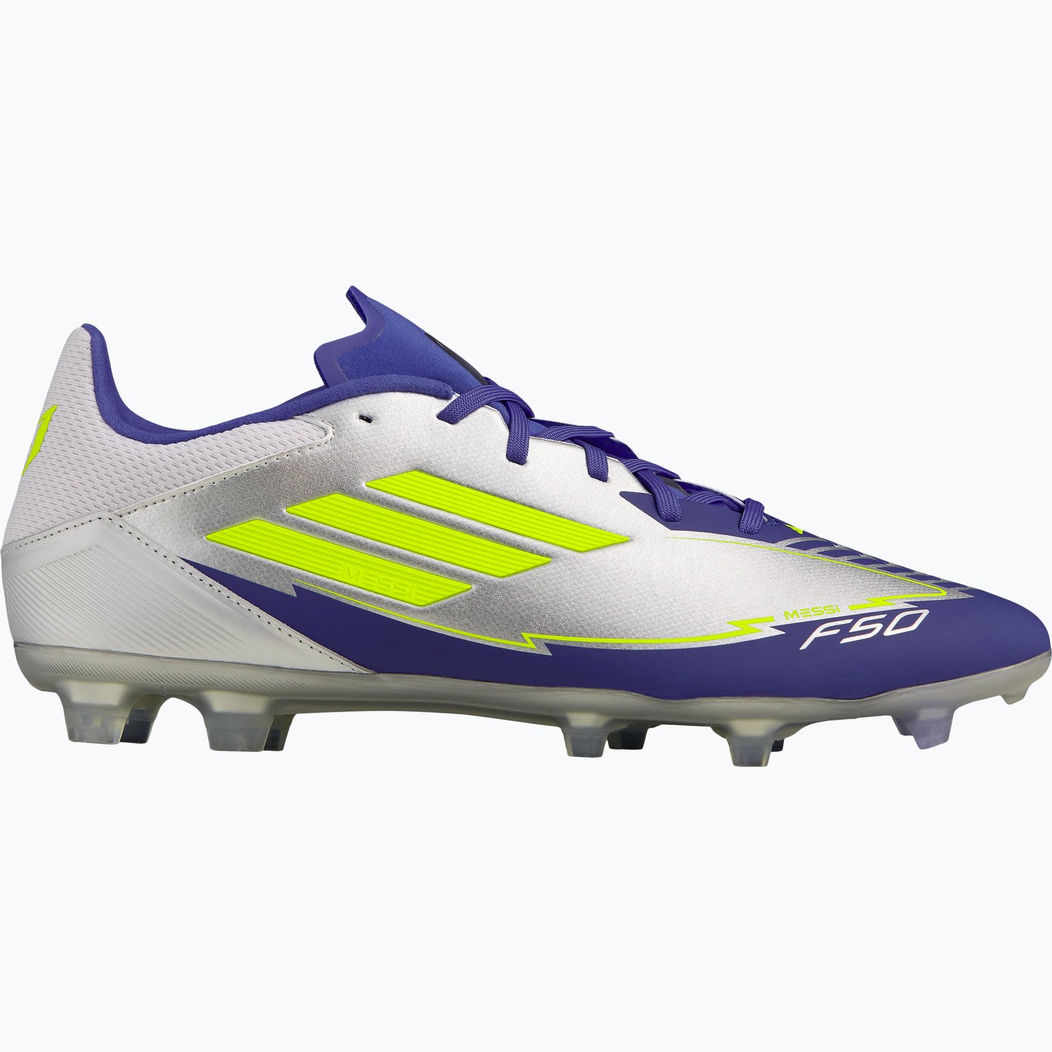 adidas F50 League Messi FG/MG fotbollsskor Silver