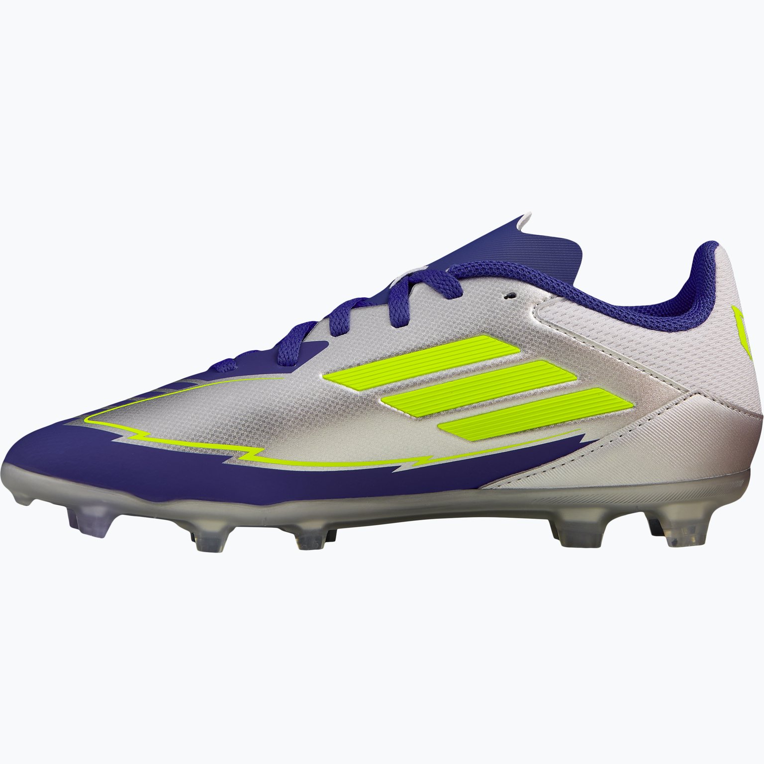 adidas F50 League Messi FG/MG JR fotbollsskor Silver