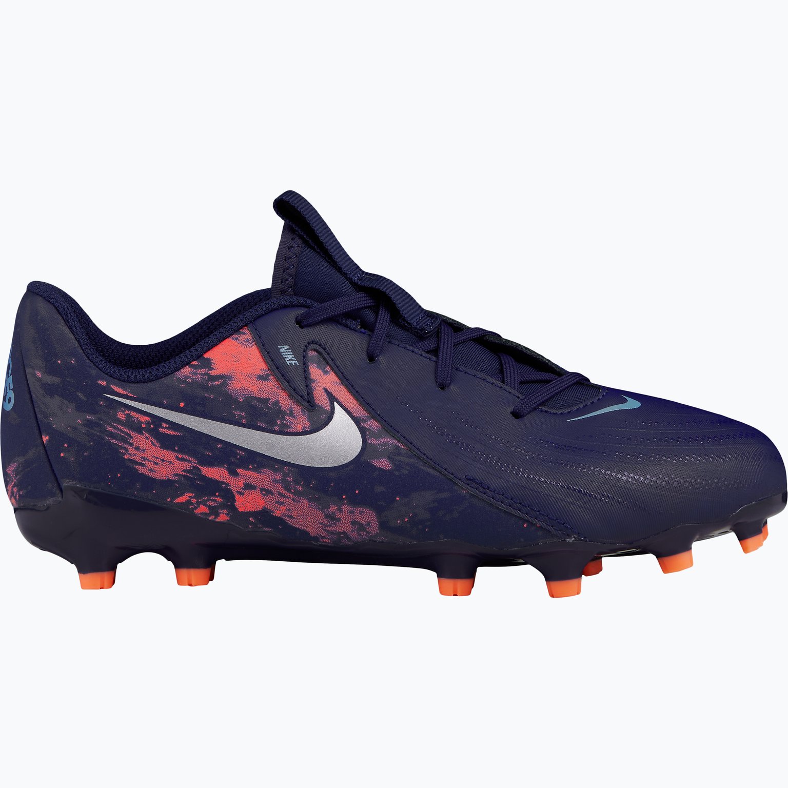 Nike Phantom GX 2 Academy Haaland FG/MG JR fotbollsskor  Blå