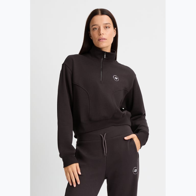 Röhnisch Soft Sweat Half Zip W tröja Svart