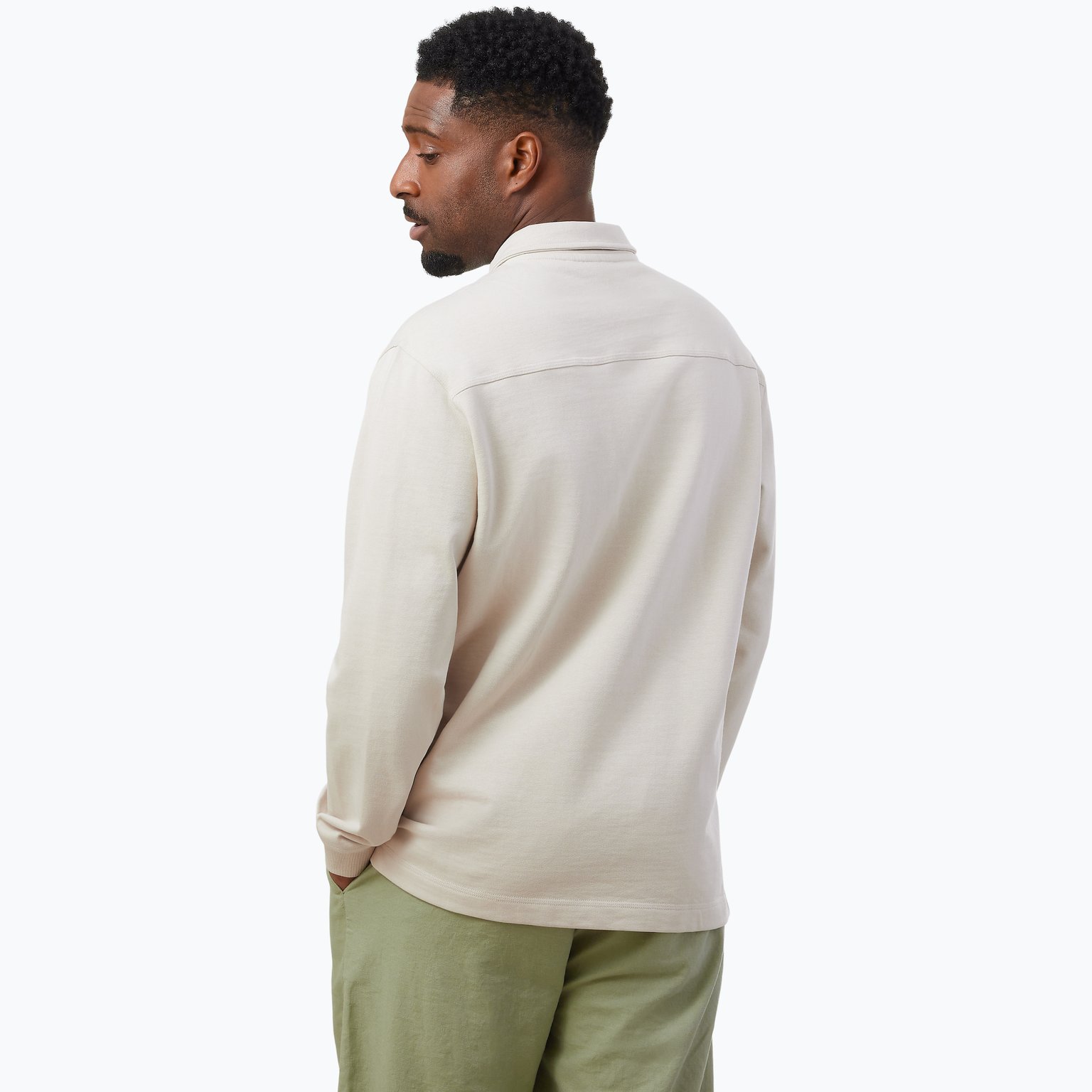 Firefly Mikael Half Zip M tröja Beige