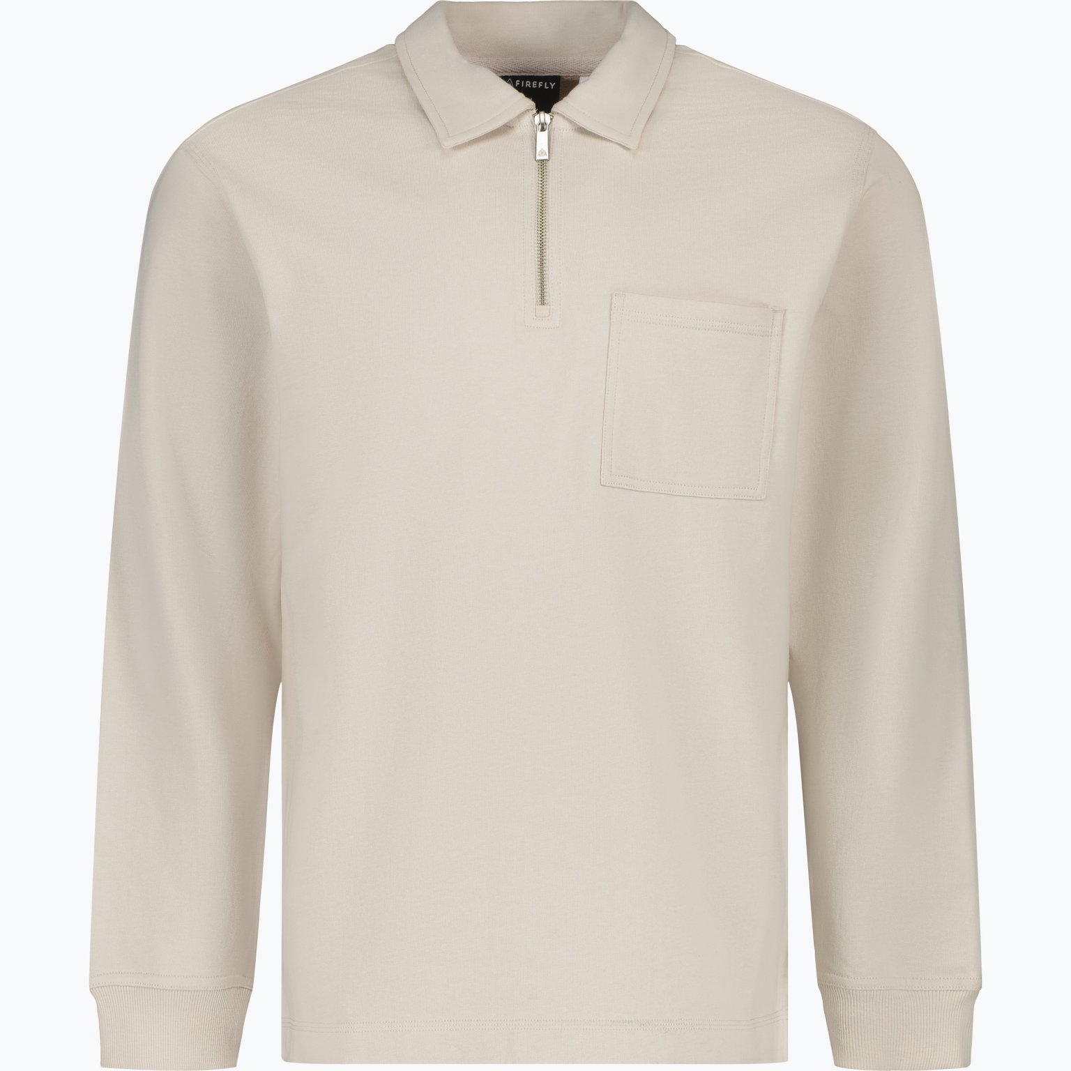 Firefly Mikael Half Zip M tröja Beige