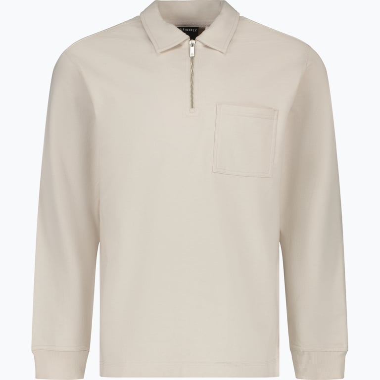 Firefly Mikael Half Zip M tröja Beige