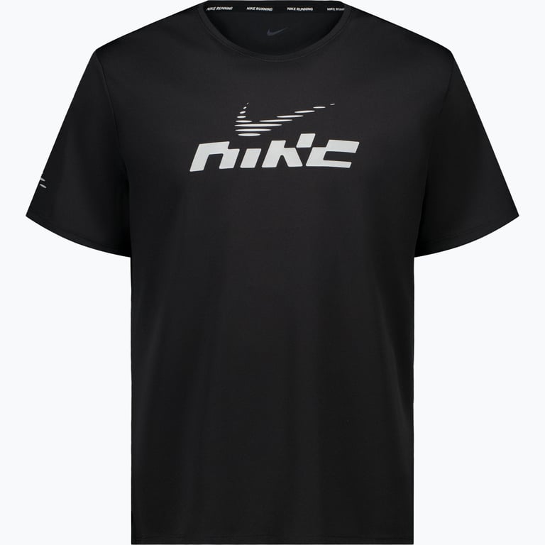 Nike Dri-Fit Miler Flash M träningst-shirt Svart