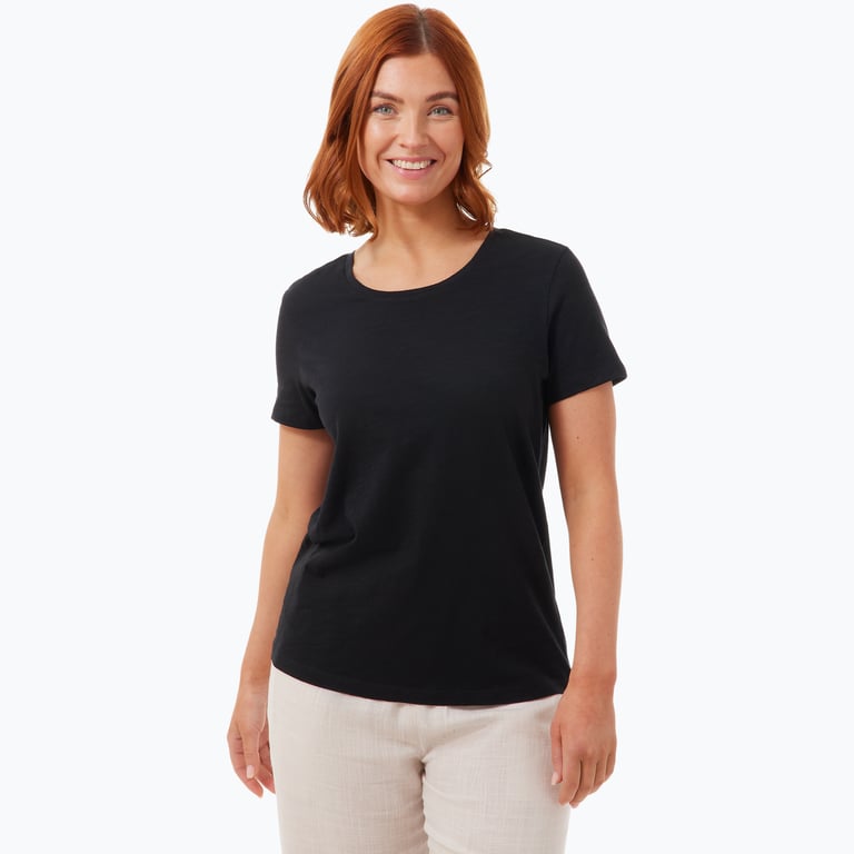 Firefly Sanna Slub W t-shirt Svart