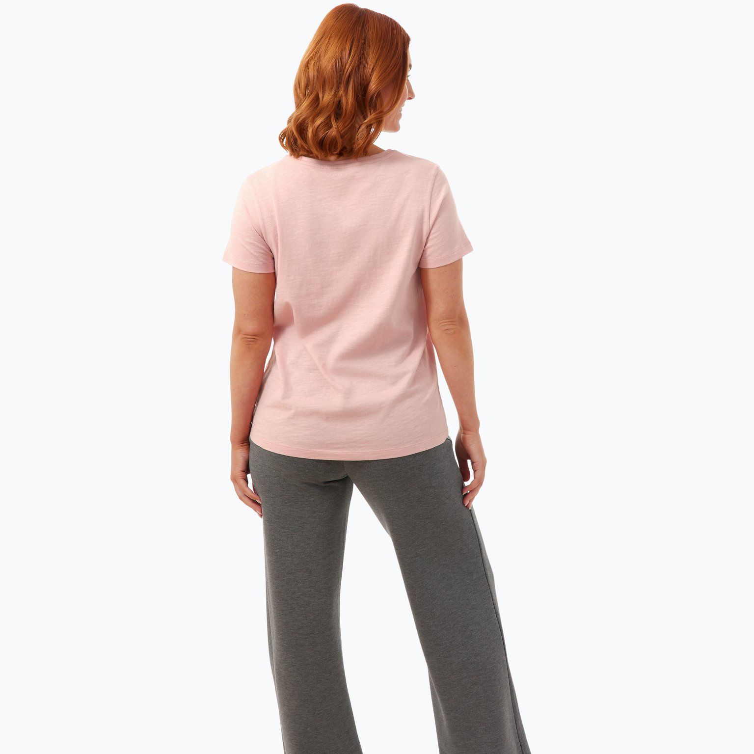 Firefly Sanna Slub W t-shirt Rosa