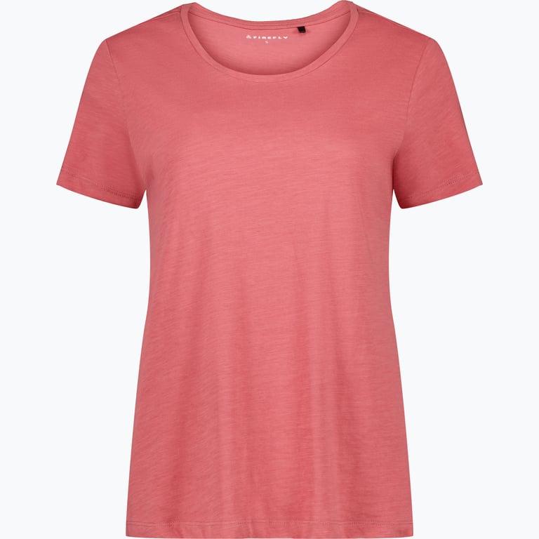 Firefly Sanna Slub W t-shirt Rosa