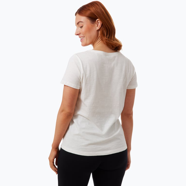 Firefly Sanna Slub W t-shirt Vit