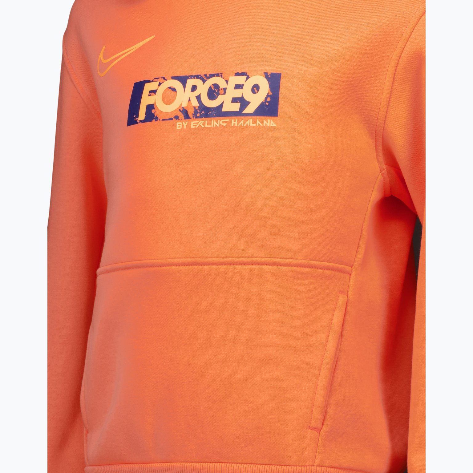 Nike Club Fleece Erling Haaland JR huvtröja Orange