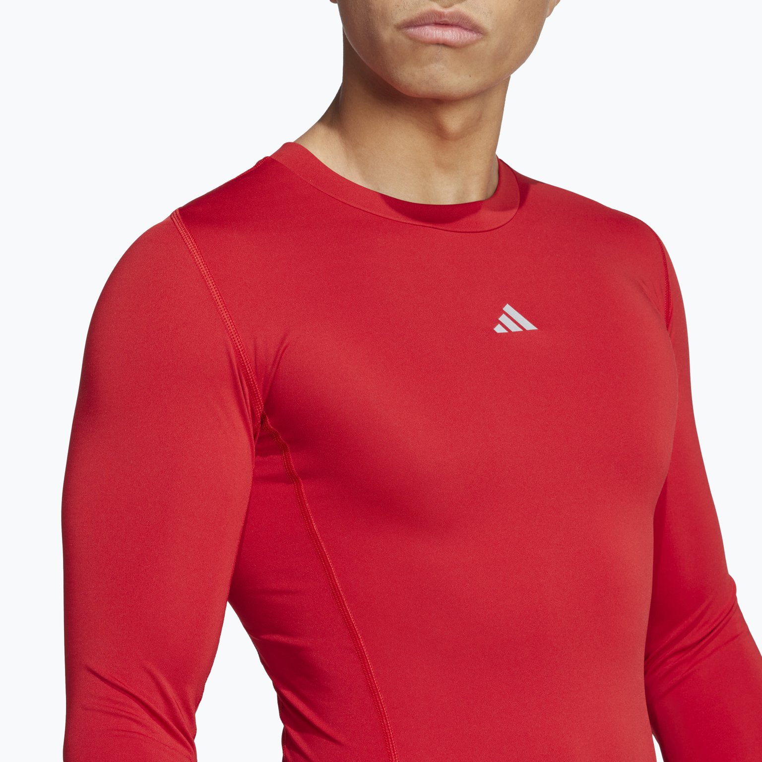 adidas Techfit LS M träningströja Röd