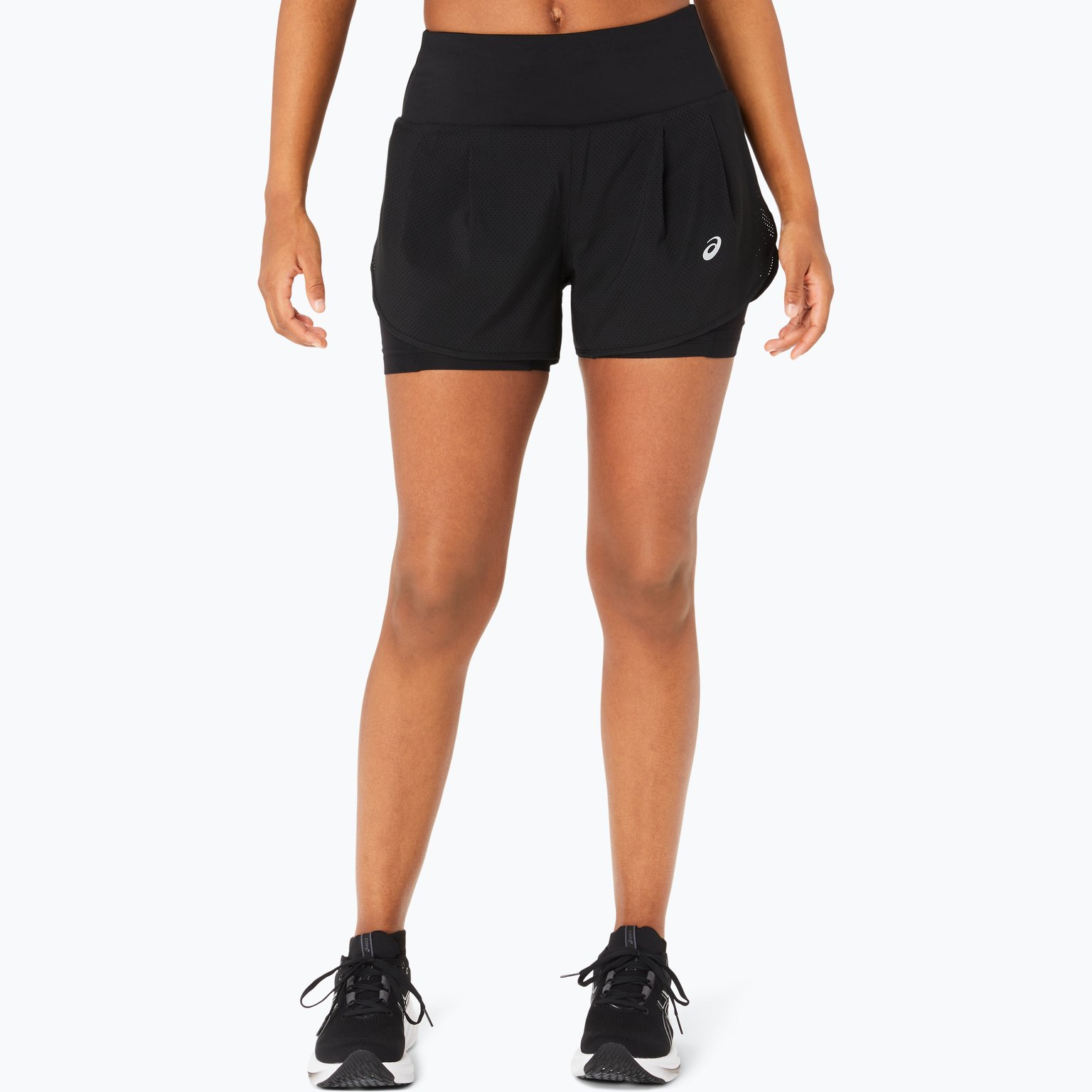 Asics Road 2in2 3,5" W träningsshorts Svart