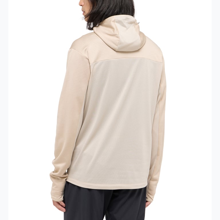 Haglöfs L.I.M Mid Hood II M fleecetröja Beige