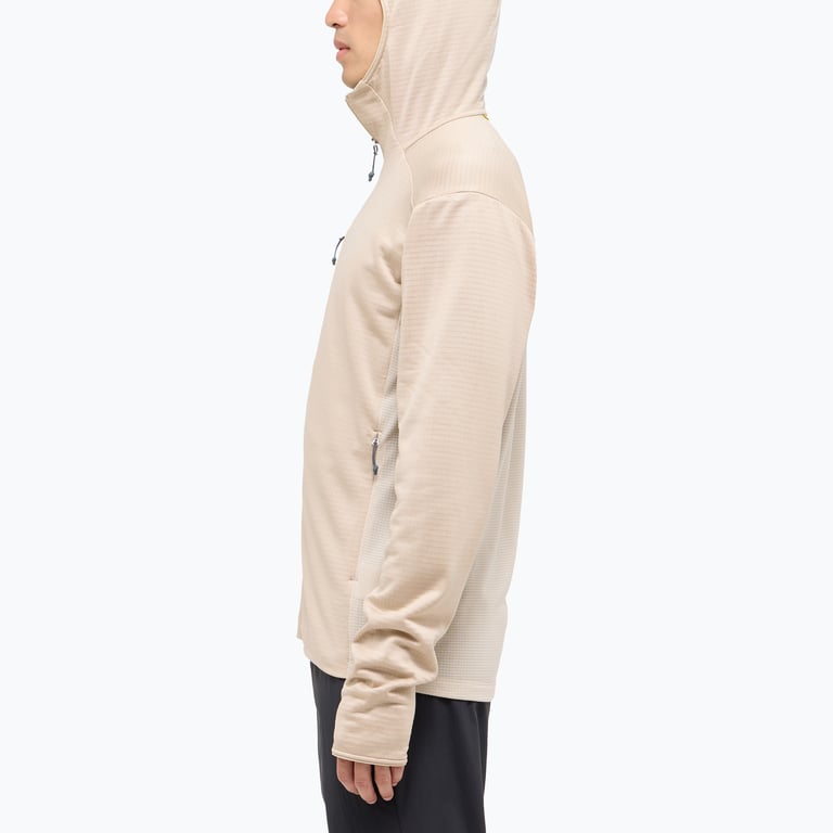 Haglöfs L.I.M Mid Hood II M fleecetröja Beige