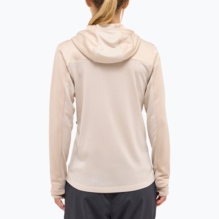 Haglöfs L.I.M Mid Hood II W fleecetröja Beige