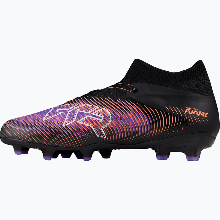 Puma Future 8 Pro FG/AG JR fotbollsskor Svart