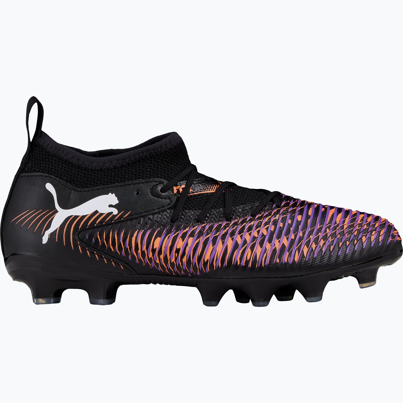 Puma Future 8 Match FG/AG JR fotbollsskor Svart