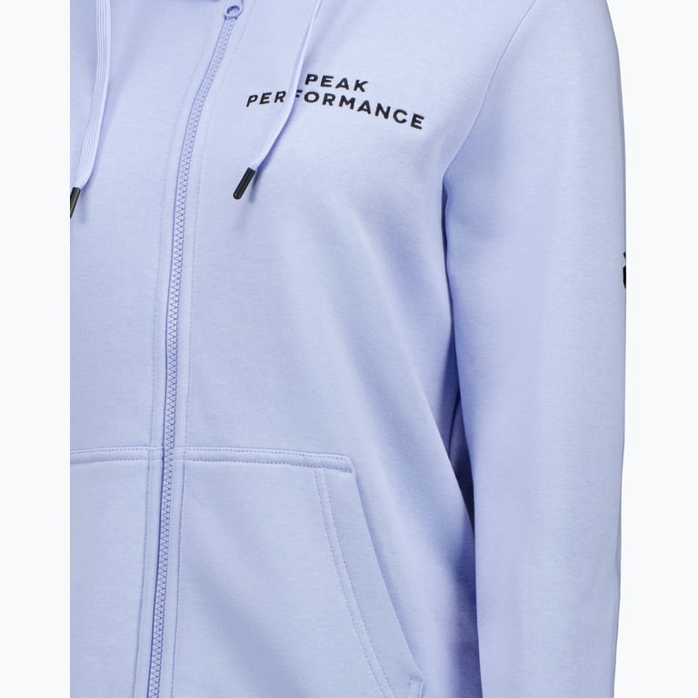 Peak Performance Original Zip W huvtröja Blå