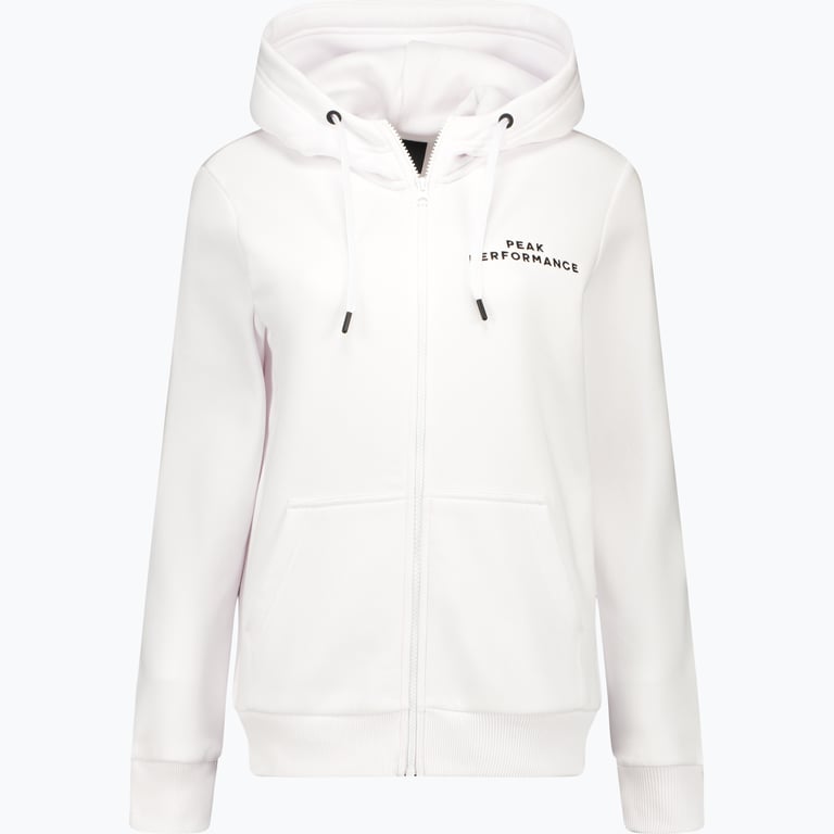 Peak Performance Original Zip W huvtröja Vit