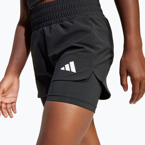 adidas Pacer 2in1 JR träningsshorts Svart