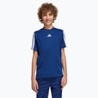 färgalternativ för Blå adidas Train Essentials 3-stripes JR träningst-shirt