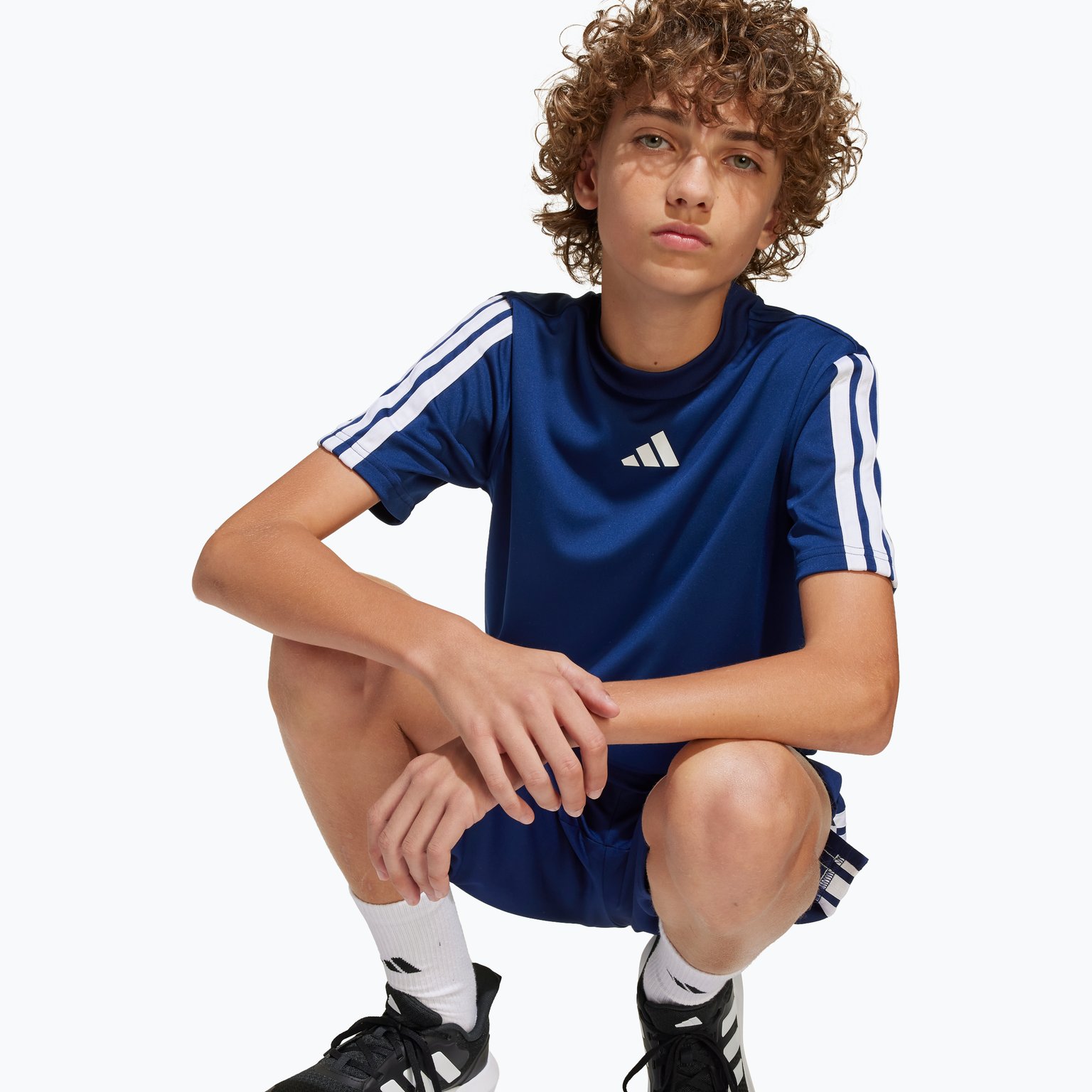 adidas Train Essentials 3-stripes JR träningst-shirt Blå