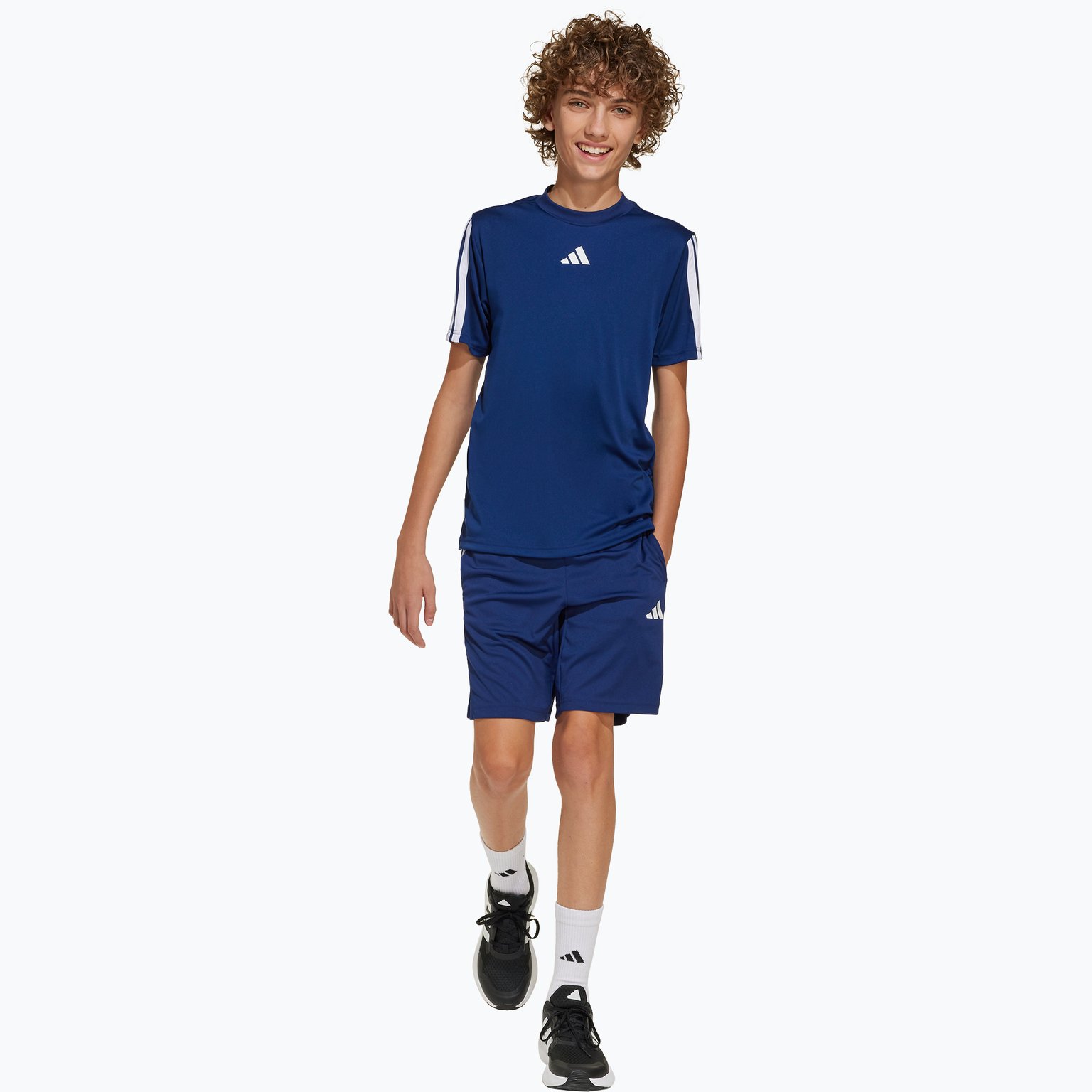 adidas Train Essentials 3-stripes JR träningst-shirt Blå