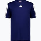 färgalternativ för Blå adidas Train Essentials 3-stripes JR träningst-shirt