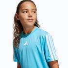 förhandsvisning ikon 4 för adidas Train Essentials 3-stripes JR träningst-shirt Blå