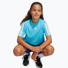 förhandsvisning ikon 5 för adidas Train Essentials 3-stripes JR träningst-shirt Blå