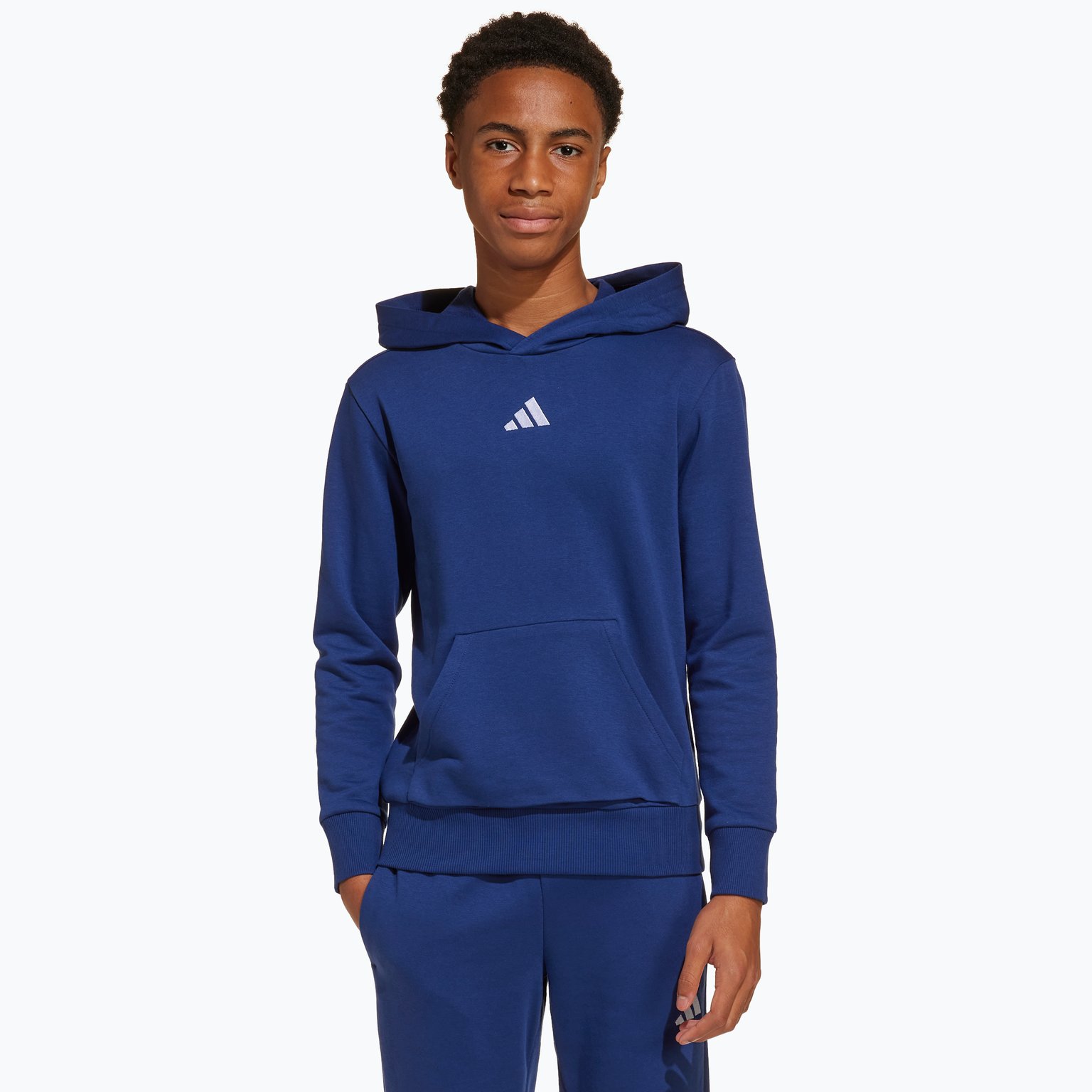 adidas Essentials JR huvtröja Blå